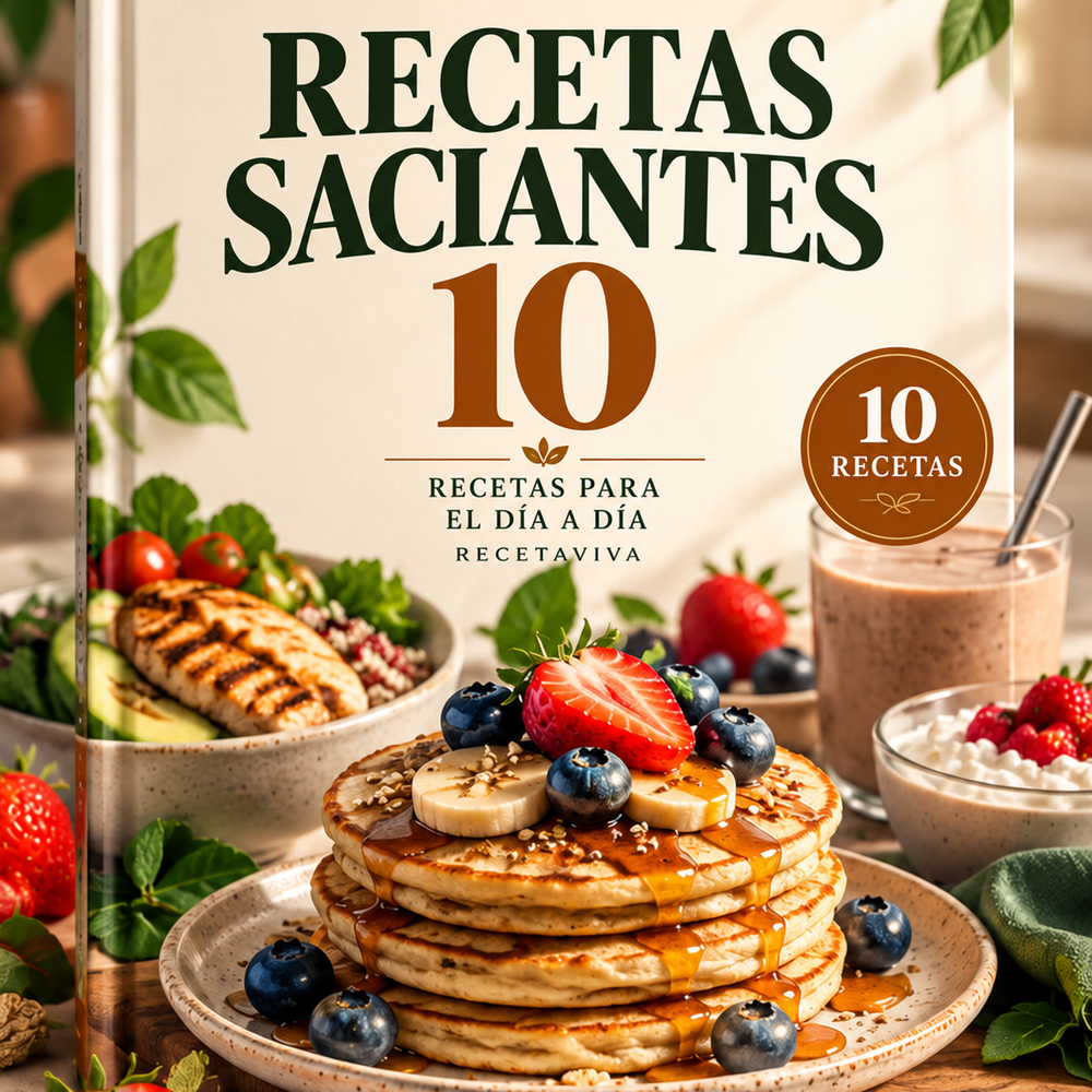 10 recetas ligeras y saciantes — Minirrecetario de regalo